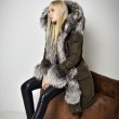 画像3: REAL SILVER FOX DOWN JACKET  リアルシルバーフォックス付ミリタリーダウンジャケット (3)