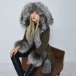 画像2: REAL SILVER FOX DOWN JACKET  リアルシルバーフォックス付ミリタリーダウンジャケット (2)