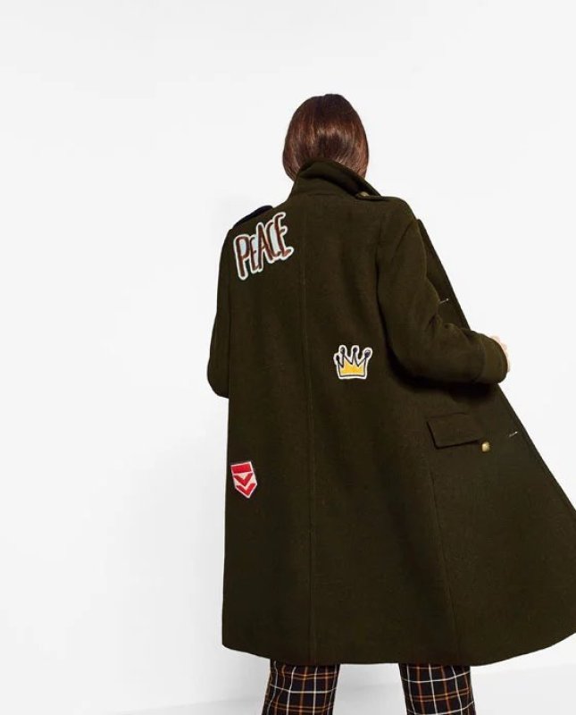 画像3: エンブレム ワッペン付ロングコート ジャケット (3)