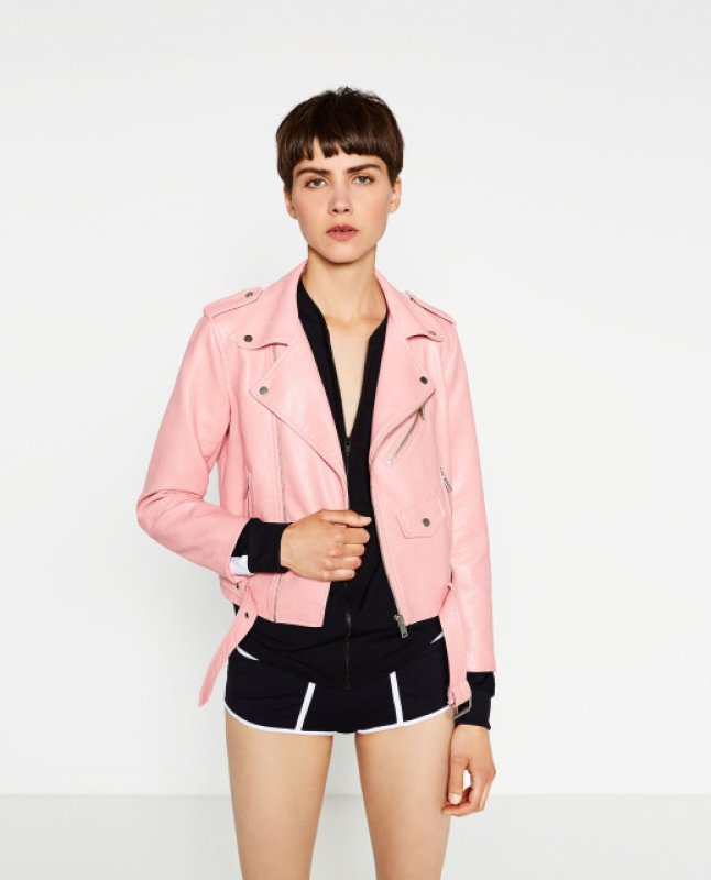 画像2: FAUX LEATHER RIDERS MOTORCYCLE BIKERJACKET フェイクレザーライダースジャケットコート (2)