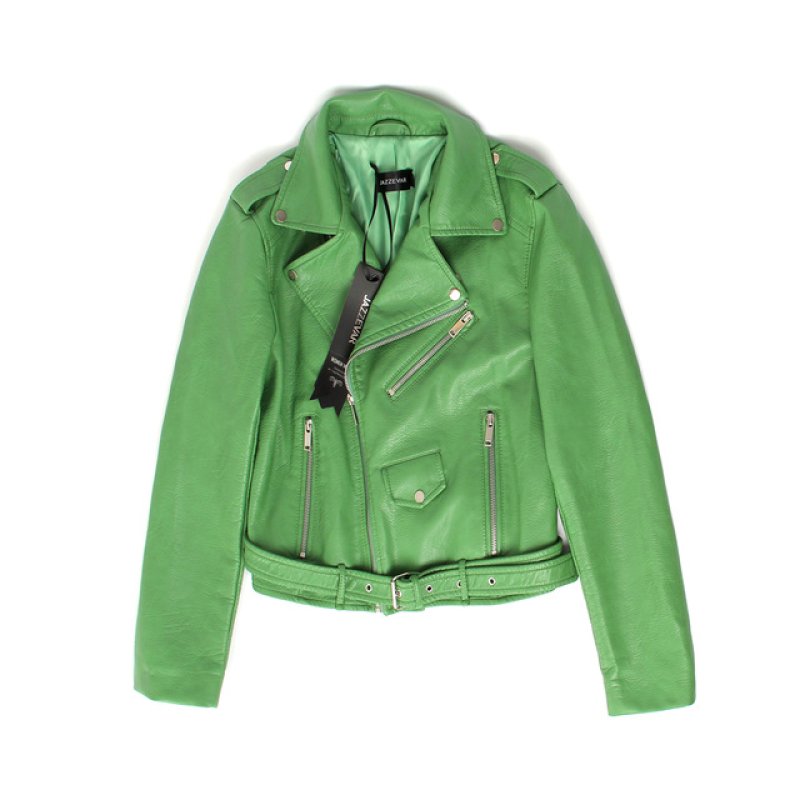 画像9: FAUX LEATHER RIDERS MOTORCYCLE BIKERJACKET フェイクレザーライダースジャケットコート (9)