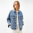 画像6: women's Back lace up ribbon denim G jean jacket　バックレースアップリボンデニムGジャン　ジャケット (6)