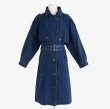 画像2: Woman's Denim trench coat　デニムトレンチコート　ジャケット (2)