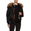 画像1: Woman's　Real Fox Fur Liner  Collar Zipper Hooded  Coat Bomber Coat  ニューカラー リアルファーフード付MA-1ジャンバーブルゾンジャケット (1)