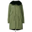 画像5: Mongolian Wool Fur Collar Removable Hooded Bomber Jacket Coat　モンゴリアンリアルファーフードライナーモッズコート　ジャケット (5)