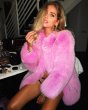 画像9: Real Fox Fur Real Fur Pink Coat リアルフォックスファーピンクコート (9)