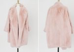 画像1: Fake rabbit fur long coat　モコモコフワフワフェイクラビットファーロングコート　ジャケット (1)