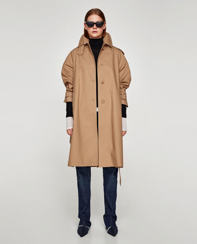 画像2: Basic trench coat ロングトレンチコート ジャケット (2)