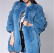 画像5: Real Fox Fur Real Fur Coat リアルフォックスファーコート ミディアム ブロックスリーブ ボディストライプ (5)