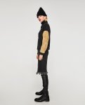 画像3: 　lambs wool sleeves decorated denim jacket　ウール袖デニムGジャン　ジャケット (3)