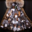 画像7: Woman's Real Silver Fox Fur Liner Loose Warm Coat Jacket　リアルファーフード&ライナー付ミリタリーモッズコート (7)