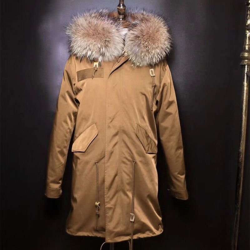 画像5: Woman's Real Silver Fox Fur Liner Loose Warm Coat Jacket　リアルファーフード&ライナー付ミリタリーモッズコート (5)