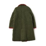 画像2: 　women's   fakelamb fur loose coat　シンプルダブルテーラードコート　 (2)