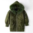 画像6: Oversize Real Fur MA-1 Coat オーバーサイズ リアルファー付MA-1コート ショート丈 (6)