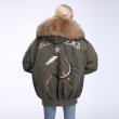 画像3: Oversize Real Fur MA-1 Coat オーバーサイズ リアルファー付MA-1コート ショート丈 (3)