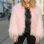 画像5: Women's Real Mongolian lamb Fur Coat  リアルモンゴリアンファーコート (5)