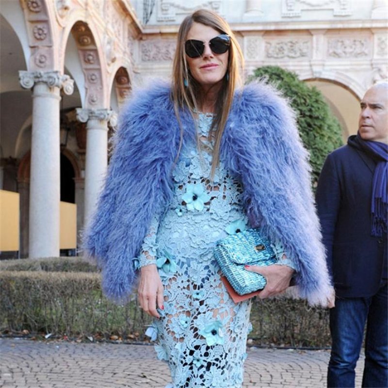 画像4: Women's Real Mongolian lamb Fur Coat  リアルモンゴリアンファーコート (4)