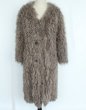 画像6: Women's real lamb fur coat  jacket リアルラムモンゴリアンファーロング丈コート　プラスサイズあり (6)