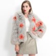 画像6: Real Raccoon Bambi  floral fur coat リアルラクーンファーニット バンビフローラル ファーコート (6)