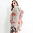 画像7: Real Raccoon Bambi  floral fur coat リアルラクーンファーニット バンビフローラル ファーコート (7)