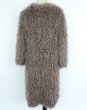 画像8: Women's real lamb fur coat  jacket リアルラムモンゴリアンファーロング丈コート　プラスサイズあり (8)