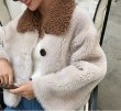 画像4: Spain Merino fur short coat   sheep shepherd lamb jacket  fur coat リアルシープスキンショートコート　ジャケット (4)