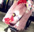 画像3: Real fox fur strawberry big hit color  jacket  fur coat　 リアルフォックスファーストロベリー柄コート　ジャケット (3)