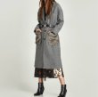 画像4: Women's Fur Pocket Slim Long Coat　ポッケトファーがポイントのロングコート　ジャケット (4)