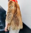 画像4: women's  fox hit the color of luxury fur coat リアルフォックスファーカラフルコート ジャケット　 (4)