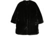 画像3: women'sFake fur warm coat フェイクファーノーカラーロングコート ジャケット　 (3)