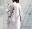 画像5: women'sTuscany double breasted  fur coat リアルトスカーナムートンファーコート ジャケット　 (5)