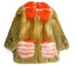 画像1: women's  fox hit the color of luxury fur coat リアルフォックスファーカラフルコート ジャケット　 (1)