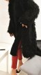 画像2: women's Fake Mongolian Fur Long Coat  フェイクモンゴリアンファーロングコート ジャケット　 (2)