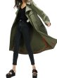 画像8: women's   Real Fox Fur Collar Military Parka Detachable Lining casual Coat long outwear フォックスファー付ロングコート ジャケット　 (8)