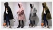 画像2: women's Lamb Wool Hooded Woolen casual Coat ラムウールフーディーロングコート ジャケット　 (2)