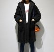 画像3: women's Lamb Wool Hooded Woolen casual Coat ラムウールフーディーロングコート ジャケット　 (3)