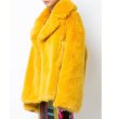 画像8: women'sFake fox fur Solid Color Elegent coatフェイクフォックスファーカラーハーフコート 　ジャケット (8)