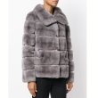 画像3: women'sFake fox fur knitted coat jacket フェイクフォックスファーモコモコハーフコート 　ジャケットプラスサイズあり　 (3)