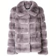 画像5: women'sFake fox fur knitted coat jacket フェイクフォックスファーモコモコハーフコート 　ジャケットプラスサイズあり　 (5)