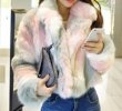 画像3: women's Faux fur sweet jacket blouson coat フェイクファーブルゾン　ジャケット　コート (3)