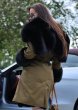 画像9: women's Real Fox Fur Hood Real Rex Rabbit Fur Lining Long Coatリアルフォックスファーフードファーロングコート (9)
