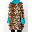 画像4: women's Leopard Fur  Long Coatレオパードファーロングコート (4)