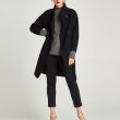 画像1: long coat contour woolen jacket  シンプルウールシングルロング コート (1)
