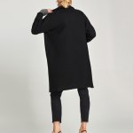 画像3: long coat contour woolen jacket  シンプルウールシングルロング コート (3)