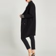 画像2: long coat contour woolen jacket  シンプルウールシングルロング コート (2)