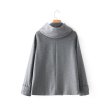 画像5: hooded woolen  jacket  coatフーディーシンプルジャケット コート (5)
