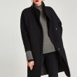 画像4: long coat contour woolen jacket  シンプルウールシングルロング コート (4)