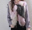 画像2: women's Alpaca wool ＆  Real fox fur jacketリアルフォックスファー＆アルパカジャケット　ブルゾン　コート (2)