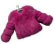 画像5: women's Fake Fox half fur coatフェイクフォックスファーショート　ハーフコートプラス大きなサイズあり (5)
