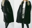 画像3: women's fake long paragraph wild plush coat フェイクファーシンプルノーカラーモコモコロング コート　 (3)